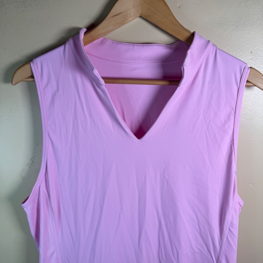 NWT Halara SoftlyZero Athletic Dress/Shorts Women XL Pink Ruffle Tennis Golf Set - Picture 4 of 11